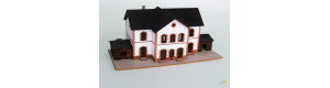 Stavebnice, nádraží MÁV I, H0, BubiModel h060059