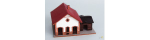 Stavebnice, nádraží MÁV III, H0, BubiModel h060061
