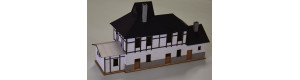 Stavebnice, nádraží Tatranská Lomnica, H0, BubiModel h060099