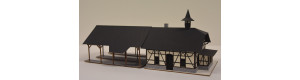 Stavebnice, nádraží Zweistemmen, H0, BubiModel h060138