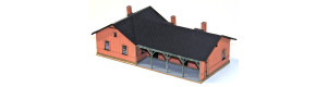 Stavebnice, nádraží Lvová, H0, BubiModel h060184