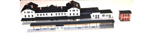 Set nádraží Sebnitz, stavebnice, H0, BuBiModel h060194