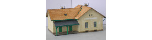 Výpravní budova LV/H Mladeč, bobrovka, H0, KB model 5010BB