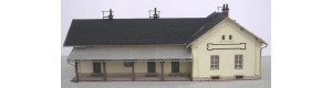 Výpravní budova LVII/H Staré Křečany, bobrovka, H0, KB model 5019BB