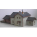 Staniční budova Lužec nad Vltavou, bobrovka, H0, KB model 5023BB