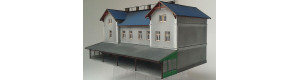 Staniční budova ZvKČ LXVI/H (ONWB typ C) "LEDEČKO", bobrovka, N, KB model 3045BB