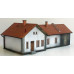 Výpravní budova LV/H ZvKČ (Rataje), vlnitý eternit, H0, KB model 5081VET