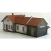 Výpravní budova LV/H ZvKČ (Rataje), vlnitý eternit, H0, KB model 5081VET
