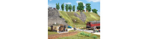 Závorařský domek se závorami, H0, Auhagen 11345
