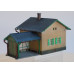 Stavebnice, KkStB Strážní domek 4/H s čekárnou 531/H, bobrovka, levá, H0, KB model 5046LBB
