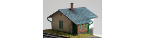 Stavebnice, podsklepený strážní domek MSCB, eternit, H0, KB model 5080ET