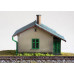 Stavebnice, podsklepený strážní domek MSCB, eternit, H0, KB model 5080ET