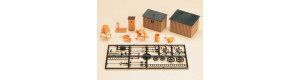 Kadibudka, kůlny, nářadí, doplňky, H0/TT, Auhagen 42571