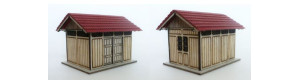 Záchodky Malá Hraštice, stavebnice, H0, IGRA MODEL 161002