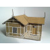 Stavebnice nádražního bufetu Hukovice, eternit, TT, KB model 4201ET