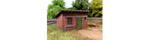 Cihlová kůlna, stavebnice, TT, Model Scene 91527