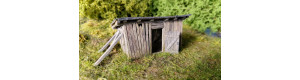 Ruina kůlny, stavebnice, H0, Model Scene 98520