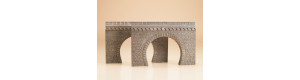 Tunelový portál dvojkolejný, 2 kusy, H0, Auhagen 41587