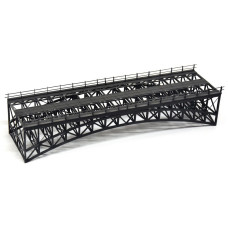 Most příhradový dvojkolejný, stavebnice, TT, BubiModel tt60190