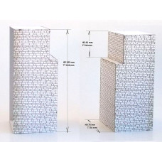 Pilíře mostu "Vlastějovice", 1 pár, TT, KB model 4412