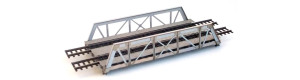 Ocelový příhradový most dvojkolejný, TT, KB model 4414