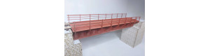 Ocelový příhradový most jednokolejný Okoč, TT, KB model 4423