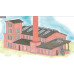 Tovární budova, TT, Auhagen 13341