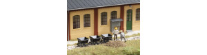 Výsypné vozíky, atrapa, 3 kusy, H0, Auhagen 41702