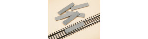 Betonové panely mezi kolejnice, H0, Auhagen 48603