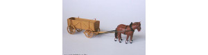 Stavebnice - koňský potah, vůz s koněm, TT, Hauler HTT120059