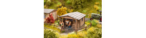 Dřevěný zahradní domek, stavebnice, TT, NOCH 14435
