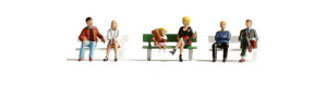 Sedící lidé, H0, Noch 15530