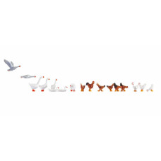 Slepice a husy, H0, Noch 15772