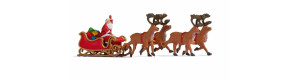 Santa Klaus se saněmi, H0, Noch 15924