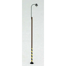 Nádražní lampa stříbrná se šrafováním, TT, Deltax 9900001S