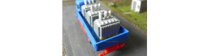 Paleta ložená transformátorem, TT/H0, ES Pečky 65043