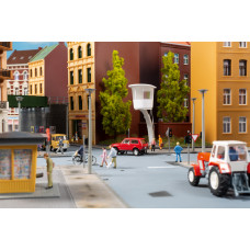 Dopravní "kazatelna" s příslušenstvím, H0, Auhagen 11473