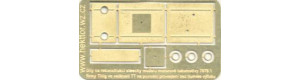 Leptané detaily pro T 679.1 - střecha v provedení bez tlumiče výfuku, TT, Hekttor 12006