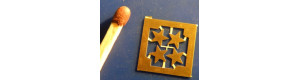 Hvězdy pěticípé, 4,5 mm, 4 kusy, H0, Lepieš H0058