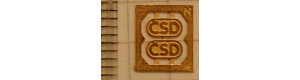 Logo ČSD na lokomotivy, 80. léta, 2 kusy, N, Lepieš N005