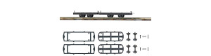 Stavebnice dvou podvozků pro úzkorozchodné vozy, H0f, Busch 12295