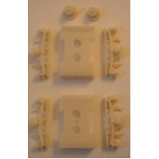 Stavebnice podvozku pro vozy Rybák, 2 páry, H0, ES Pečky 29803