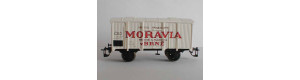Stavebnice chladicího vozu na pivo ČSD bez brzdy Moravia Brno, TT, DK model TT0683