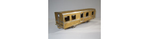 Osobní přípojný vůz řady CDlm r.v.1935-stavebnice z leptu, TT, DOPRODEJ, Cekul TT030
