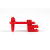 Náhradní díl, rameno kinematiky s šachtou pro BR 89, červené, TT, Tillig 305748