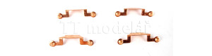 Vodivé plíšky podvozku, 4 kusy, TT, IGRA MODEL 99110009