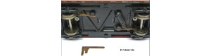 Kontakt pro lokomotivy Fleischmann 614910, sběrač z kol, 1 kus, H0, KaModel KAMK162/10