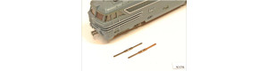 Kontakty pro lokomotivy Jouef/Fobbi BB 67000 SNCF apod., 2 kusy, H0, KaModel KAMK175