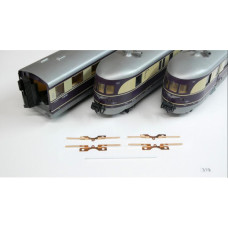 Kontakty pro soupravu Liliput VT 137 „Vindobona“, 4 kusy, H0, KaModel KAMK319