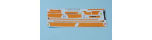 Obtisková sada – LC736 ČSAD (oranžové pruhy), H0, MojeTT 087205